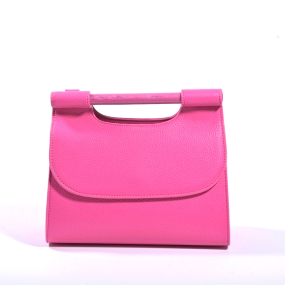 Melie Bianco Handbags - NWT Brand NEW Melie Bianco “Nancy” Structured Top Handle Bag – FUCHSIA PINK